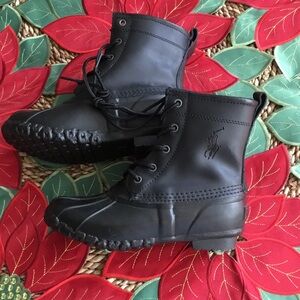 Polo by Ralph Lauren Black Kids Boots